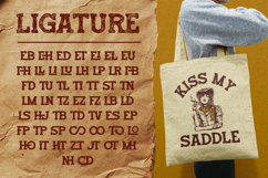 Redtown - Western Typeface Product Image 6