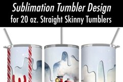 Red Holiday Christmas Train Seamless 20 oz Tumbler Design Product Image 4