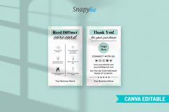 Reed Diffuser Business Care Card Template Product Image 4