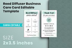 Reed Diffuser Business Care Card Template Product Image 6