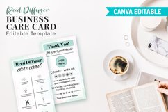Reed Diffuser Business Care Card Template Product Image 9