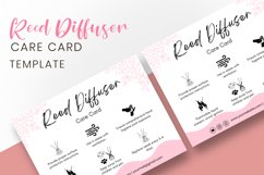 Reed Diffuser Care Card Canva Template Product Image 3