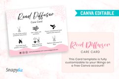 Reed Diffuser Care Card Canva Template Product Image 5