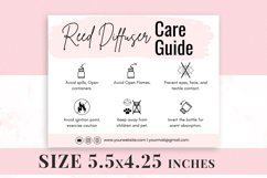 Reed Diffuser Care Guide Template Product Image 10