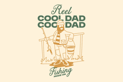 Vintage Summer Fishing T shirt Designs Bundle Product Image 10