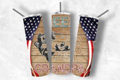Fishing Tumbler Wrap, 4th Of July Png, 20oz Tumbler Wrap Product Image 1