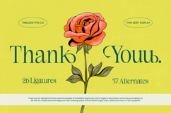 Refika Mughy Thin Serif Displa Product Image 15
