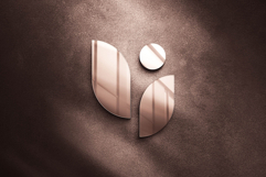 Reflection Glass Logo Mockup Product Image 3