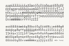 Reflow Mono Editorial Fixed-Width Typeface Product Image 14