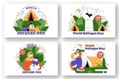 10 World Refugee Day Illustration Product Image 2