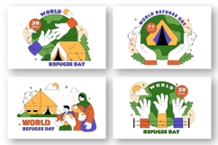 10 World Refugee Day Illustration Product Image 3