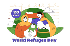 10 World Refugee Day Illustration Product Image 4