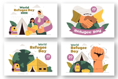 9 World Refugee Day Illustration Product Image 3