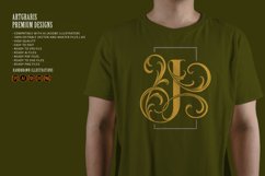 Regal vintage letter J monogram logo elegance Product Image 1