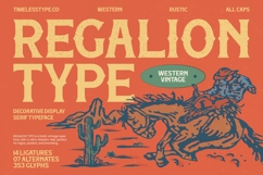 Regalion Type - Decorative Display Serif Typeface Product Image 1