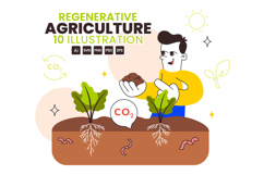 10 Regenerative Agriculture Illustration Product Image 1