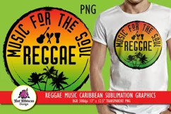 reggae music for the soul t-shirt sublimation template