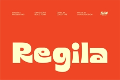 Regila - Bold Display Logo Font Product Image 1
