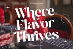 Regita Glamor - Bold Serif Display Font Product Image 7