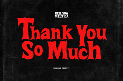 Reilsow Meltica Sharp Aggressive Metal Font Product Image 7