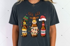 Reinbeer PNG, Funny Christmas PNG, Christmas Beer PNG Product Image 4