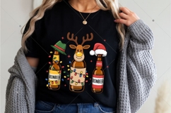 Reinbeer PNG, Funny Christmas PNG, Christmas Beer PNG Product Image 5