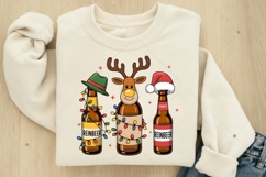 Reinbeer PNG, Funny Christmas PNG, Christmas Beer PNG Product Image 7