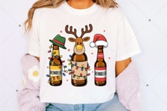 Reinbeer PNG, Funny Christmas PNG, Christmas Beer PNG Product Image 3