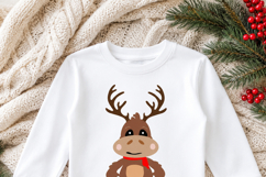 Christmas Reindeer svg, Christmas Monogram cut file Bundle Product Image 4