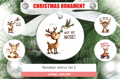 Reindeer Antics Ornament Product Image 1