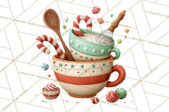 Reindeer Bakery Clipart PNG, Cute Christmas Baking PNG Product Image 4