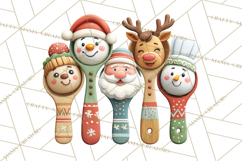 Reindeer Bakery Clipart PNG, Cute Christmas Baking PNG Product Image 4