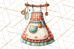 Reindeer Bakery Clipart PNG, Cute Christmas Baking PNG Product Image 3