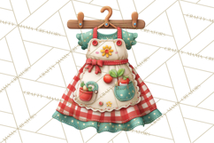 Reindeer Bakery Clipart PNG, Cute Christmas Baking PNG Product Image 4