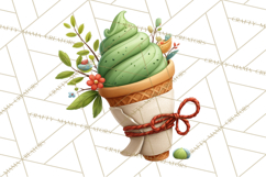 Reindeer Bakery Clipart PNG, Cute Christmas Baking PNG Product Image 2