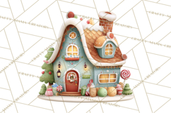 Reindeer Bakery Clipart PNG, Cute Christmas Baking PNG Product Image 3