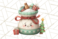 Reindeer Bakery Clipart PNG, Cute Christmas Baking PNG Product Image 4