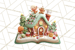 Reindeer Bakery Clipart PNG, Cute Christmas Baking PNG Product Image 5