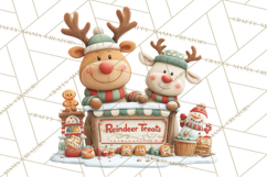 Reindeer Bakery Clipart PNG, Cute Christmas Baking PNG Product Image 3