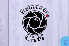 Reindeer Cam Svg Christmas Svg Christmas Ornament Svg Product Image 2