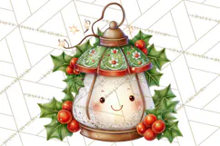 Christmas Reindeer PNG Cute Kawaii Holiday Clipart Product Image 5