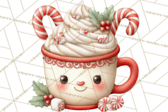 Christmas Reindeer PNG Cute Kawaii Holiday Clipart Product Image 2