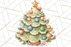 Christmas Reindeer PNG Cute Kawaii Holiday Clipart Product Image 4