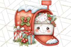 Christmas Reindeer PNG Cute Kawaii Holiday Clipart Product Image 5