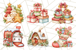 Christmas Reindeer PNG Cute Kawaii Holiday Clipart Product Image 2