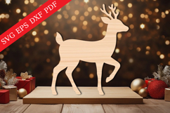 Reindeer Ornament SVG Product Image 1
