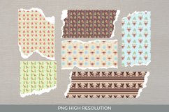 Reindeer Pattern Torn Paper Product Image 1