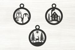 Christmas Ornaments SVG Bundle 100 items Product Image 5