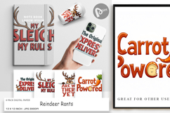 Reindeer Rants Quotes Digital Paper Product Image 1