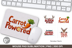 Reindeer Rants Quotes Mouse Pad Product Image 1